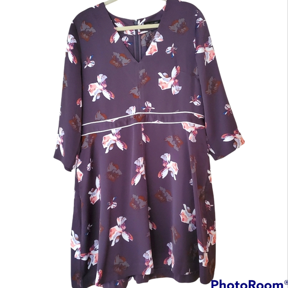 Banana Republic Floral Fit and Flare Dress with Pockets 14